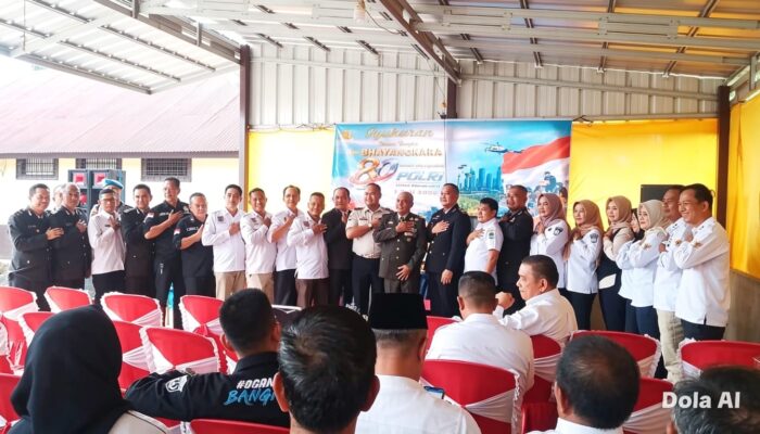 Syukuran Hari Bhayangkara ke-80, Kapolsek Tanjung Raja Tegaskan Komitmen Tingkatkan Pengabdian untuk Masyarakat