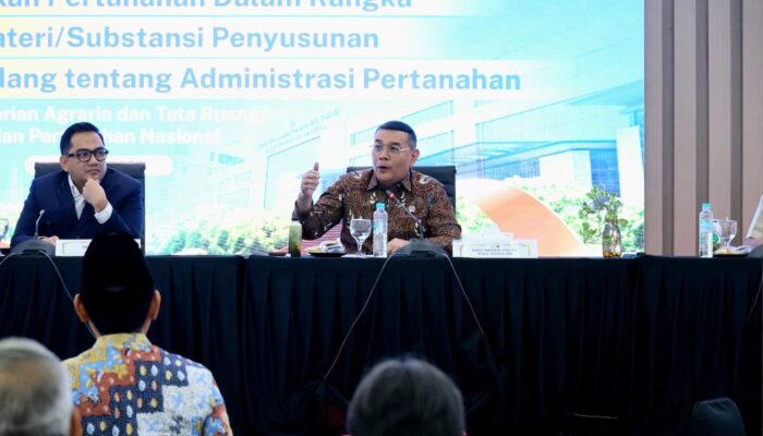 FGD Bersama Komisi II DPR RI, Kementerian ATR/BPN Matangkan RUU Administrasi Pertanahan