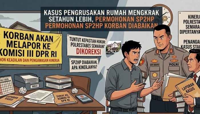 Laporan Mengendap Lebih dari Setahun, Pelapor Desak Kepastian Hukum dari Polrestabes Semarang