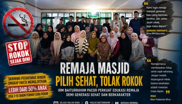 Remaja Masjid Baiturrahim Pacor Perkuat Karakter dan Gaya Hidup Sehat