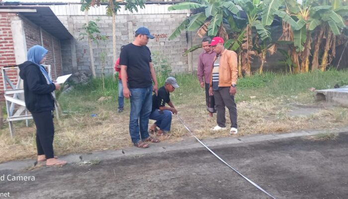 Pengembang Perum AB Jaya dan Warga Sepakat Penuhi Standar Akses Jalan, Pelebaran Dimulai dengan Pengukuran