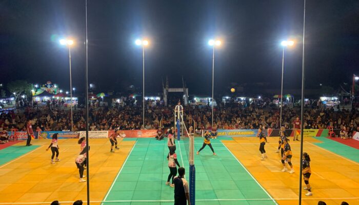 Turnamen Bola Voli Pordes 2026 Dihelat, Camat Bungkal Ajak Masyarakat Junjung Sportifitas