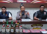 Polres Kebumen Ungkap 7 Kasus Narkoba dan Sita 500 Botol Miras Ilegal