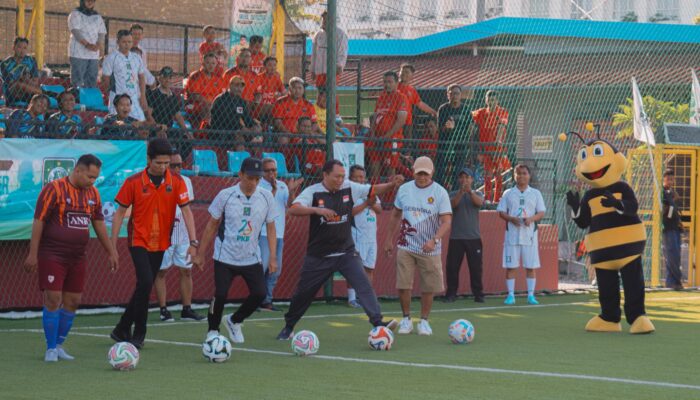 Harlah ke-28, PKB DIY Gelar Fun Match Minisoccer Bersama Parpol dan Wartawan