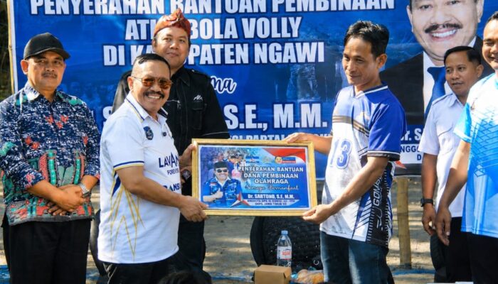 Sartono Anggota DPR RI Dapil Jatim VII Gelar Reses di Ngawi, Serap Aspirasi Warga dan Motivasi Atlet Voli Muda