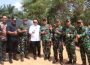 Kasdim 0402/OKI Dampingi Dudung Abdurachman Tinjau Lokasi Cetak Sawah Rakyat di Ogan Komering Ilir