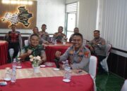 Perkuat Soliditas TNI-Polri, Dandim 0402/OKI Terima Silaturahmi Kapolres OKI di Makodim
