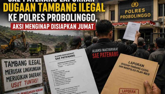 Sae Patenang Laporkan Dugaan Tambang Ilegal ke Polisi, Jumat Siap Gelar Aksi Menginap