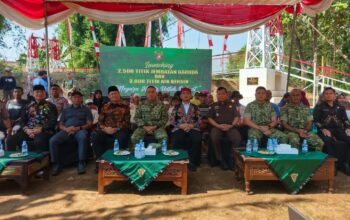Berpusat di Pasuruan, Pangdivif 2 Kostrad Ikuti Launching 2.500 Jembatan dan 3.000 Titik Air Bersih