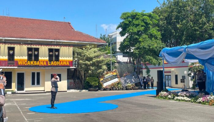 AKP Adik Agus Putrawan Pimpin Sertijab Kapolres Pelabuhan Tanjung Perak