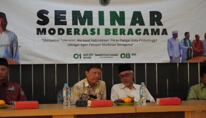 88 Pelajar Kota Probolinggo Deklarasikan Diri sebagai Duta Toleransi, Siap Jadi Pelopor Moderasi Beragama