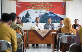 Hadiri Sarasehan di SMPN 1 Godean, Bupati Sleman Dukung Komitmen Transparansi Tata Kelola Pendidikan