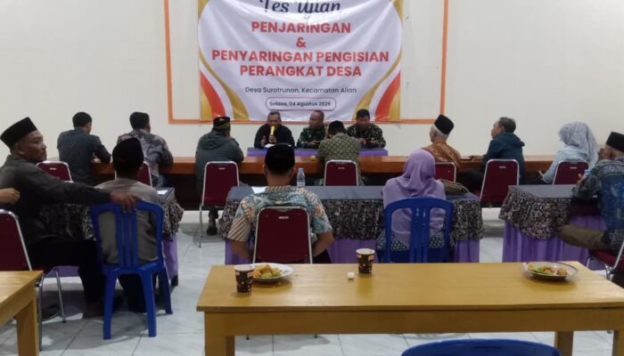 Tim Pembuat Soal Dibubarkan, Penjaringan Perangkat Desa Surotrunan Tuai Sorotan