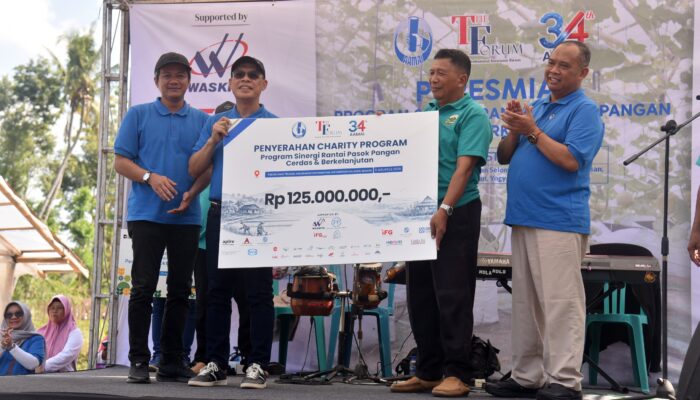 AAMAI Salurkan Program CSR Ketahanan Pangan Berbasis Teknologi di Selomartani