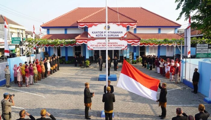 HUT ke-81 RI, Kantah Kota Pasuruan Teguhkan Komitmen Pelayanan Pertanahan Berintegritas
