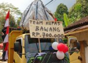 Karnaval Banyuasin Kembaran Meriah, Mobil “Tim Pengupas Bawang” Jadi Sorotan