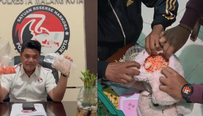 Jaringan Narkoba Dibongkar, Satresnarkoba Polresta Malang Kota Sita 111 Ribu Pil LL dan 1.461 Ekstasi