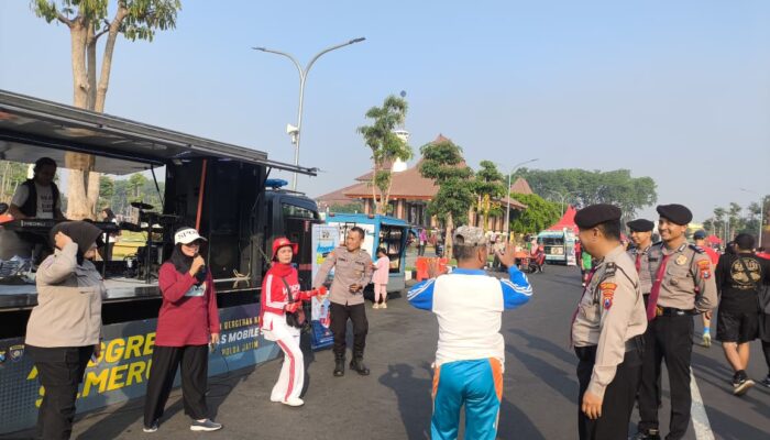 Sat Samapta Polresta Sidoarjo Amankan CFD, Antisipasi 3C saat Aktivitas Akhir Pekan