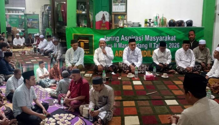 Reses di Gadingrejo, Aris Ubaidillah Paparkan Pokir: Pavingisasi hingga Lapangan Sepak Bola