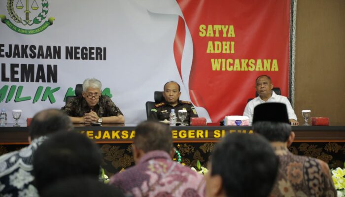 Pemkab Sleman dan Kejari Sleman Perkuat Kolaborasi Dukung Pembangunan Daerah