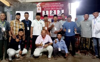 Pemilihan Ketua RW 04 Kampung Baru Gratitunon Berlangsung Demokratis, Santuso Raih Suara Terbanyak