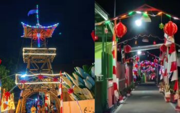 Desa Jipang Banyumas Kembali Curi Perhatian, Dekorasi Kemerdekaan Memukau Warga