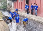 Ratusan Warga Sokaraja Kidul Bersama Partai Demokrat Gotong Royong Bersihkan Sungai Lempang, Wujudkan Semangat Indonesia ASRI