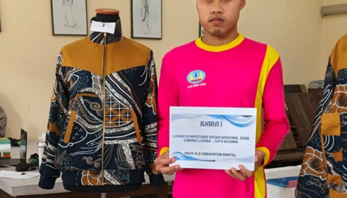 Siswa SLB dari Bantul Raih Juara I LKSN 2026 Cabang Tata Busana
