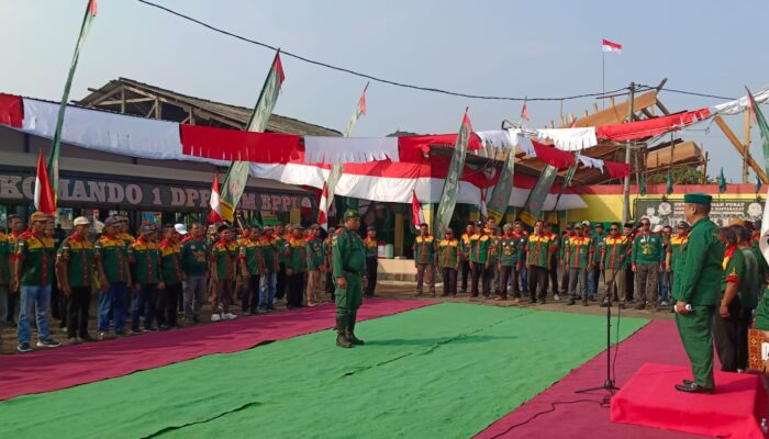 Khidmat, LSM BPPI Gelar Upacara HUT ke-81 RI di Mako 1 Batang