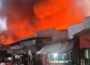 Pasar Belik Pemalang Terbakar Hebat, Sejumlah Kios Ludes Dilalap Api