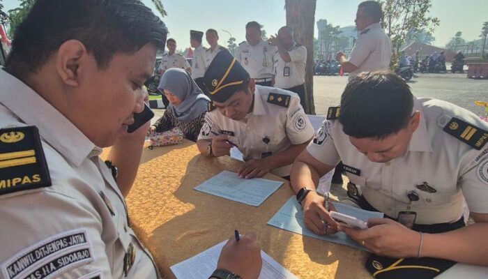Donor Darah Merdeka, Lapas Kelas IIA Sidoarjo Wujudkan Semangat HUT Ke-81 RI Lewat Aksi Kemanusiaan