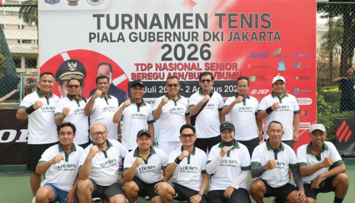 Tembus Final, Tim Tenis ATR/BPN Raih Runner-up Piala Gubernur DKI Jakarta 2026