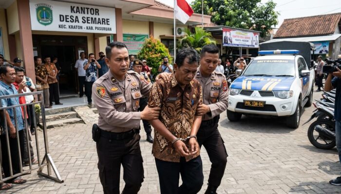 Oknum Kasun Desa Semare Diamankan Polisi Terkait Dugaan Penyalahgunaan Sabu, Satu Orang Masuk DPO