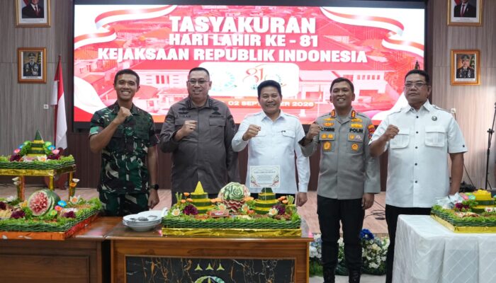 Kapolresta Sidoarjo Hadiri Tasyakuran HUT Kejaksaan RI ke-81, Perkuat Sinergi Forkopimda