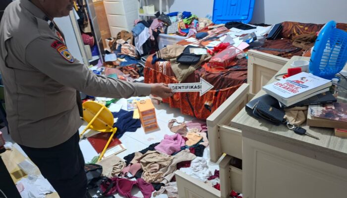 Rumah ASN di Pasangkayu Dibobol Maling, Emas 35 Gram dan Mesin Air Raib