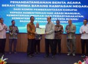 Aset Rampasan Negara Rp763,1 Juta Diserahkan ke ATR/BPN, untuk Apa?