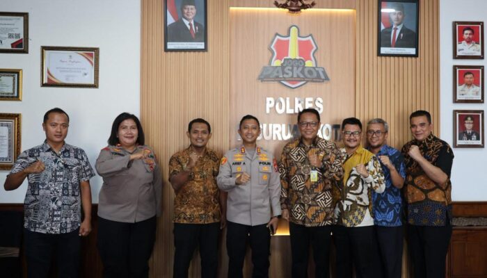 Kepala Kantah Kota Pasuruan Sambangi Polres, Perkuat Sinergi Penanganan Pertanahan