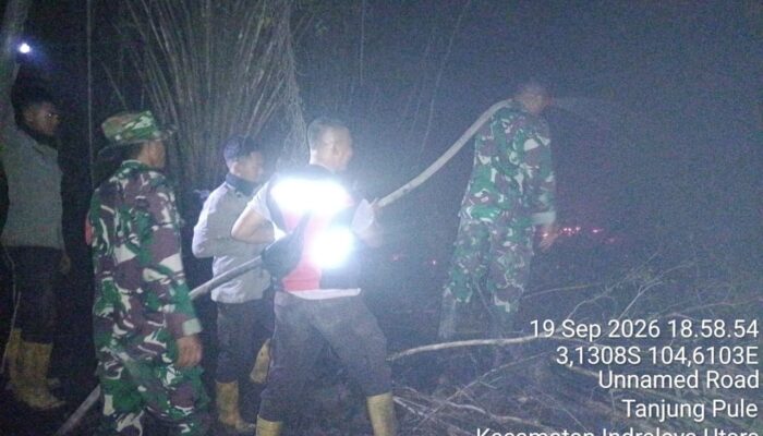 Tim Gabungan Padamkan Karhutla 5 Hektare di Tanjung Pule Indralaya Utara
