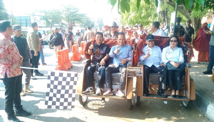 200 Becak Listrik Dibagikan Gratis di Kota Cirebon