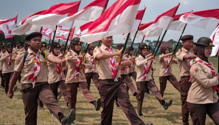 Purbalingga Sambut Estafet Tunas Kelapa 2026, Kwarran Karangreja Latihan Secara Maraton