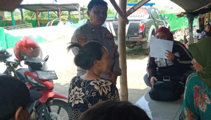 Patroli Dialogis Polsek Jabon Sasar Ibu-Ibu PKK Desa Kupang, Pesan Kamtibmas Disampaikan