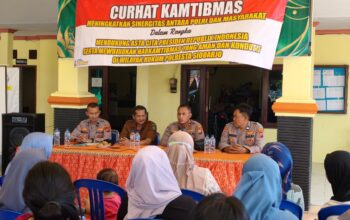 Curhat Kamtibmas di Prambon, Polresta Sidoarjo Dorong Warga Aktif Jaga Keamanan Lingkungan