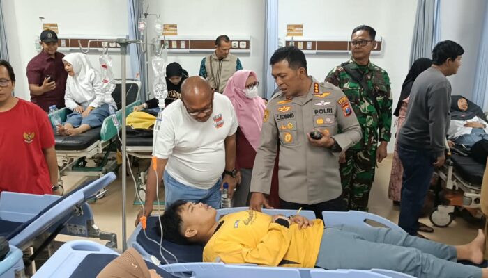 Kapolresta Sidoarjo Turun Langsung Cek Kondisi Santri Ponpes Manbaul Hikam