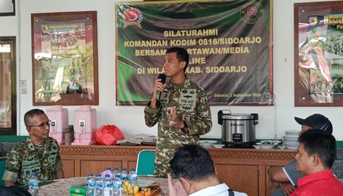 Dandim 0816 Sidoarjo Ajak Media Perkuat Sinergi, Jaga Kondusivitas Lewat Informasi yang Mencerahkan