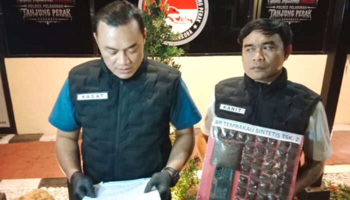 Polisi Gerebek Pengedar Tembakau Sintetis di Gubeng, 148 Gram Siap Edar Disita