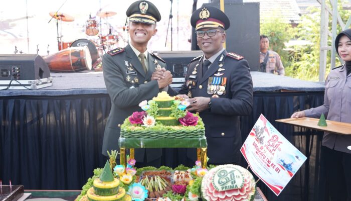 HUT ke-81 TNI, Kapolresta Sidoarjo Tegaskan Komitmen Perkuat Sinergitas TNI-Polri