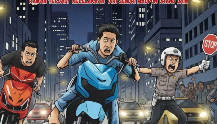 Polresta Malang Kota Gencarkan Edukasi Pelajar dan Ajak Warga Cegah Balap Liar