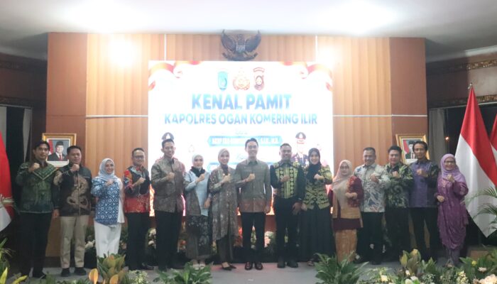 Dandim 0402/OKI Hadiri Kenal Pamit Kapolres, Perkuat Sinergi TNI-Polri