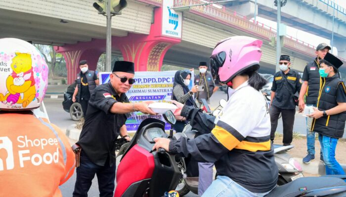 HSB Gelar Jumat Berkah, Bagikan 170 Nasi Kotak dan 500 Masker