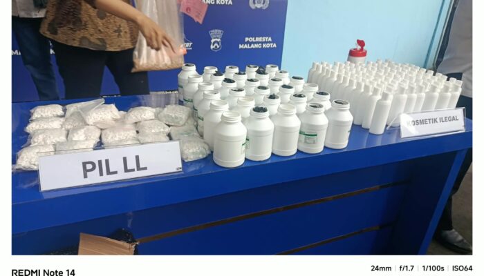 Kasatresnarkoba Polresta Malang Kota Imbau Warga Waspadai Kosmetik Ilegal, Omzet Capai Ratusan Juta